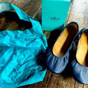 Tieks flats - Navy Size 8